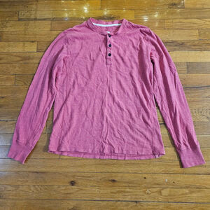 Rag & Bone Mens Long Sleeve Henley Tee Size M
